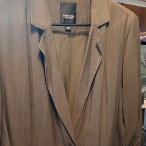 Simply Vera Vera Wang Women's Gray Blazer